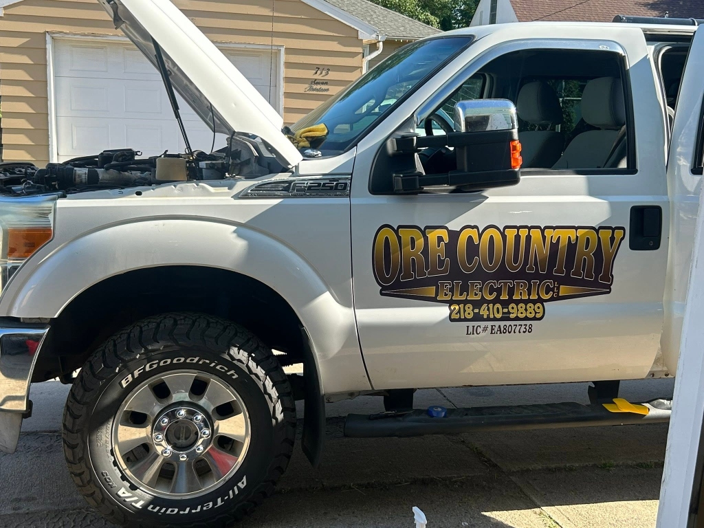 Ore Country Electric Ford F-250 service truck ready for local projects
